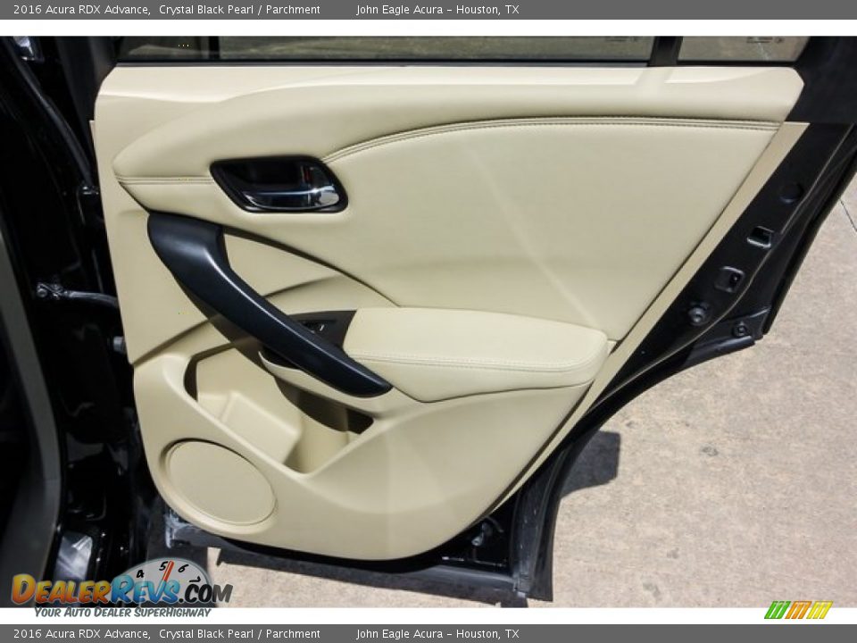 2016 Acura RDX Advance Crystal Black Pearl / Parchment Photo #22