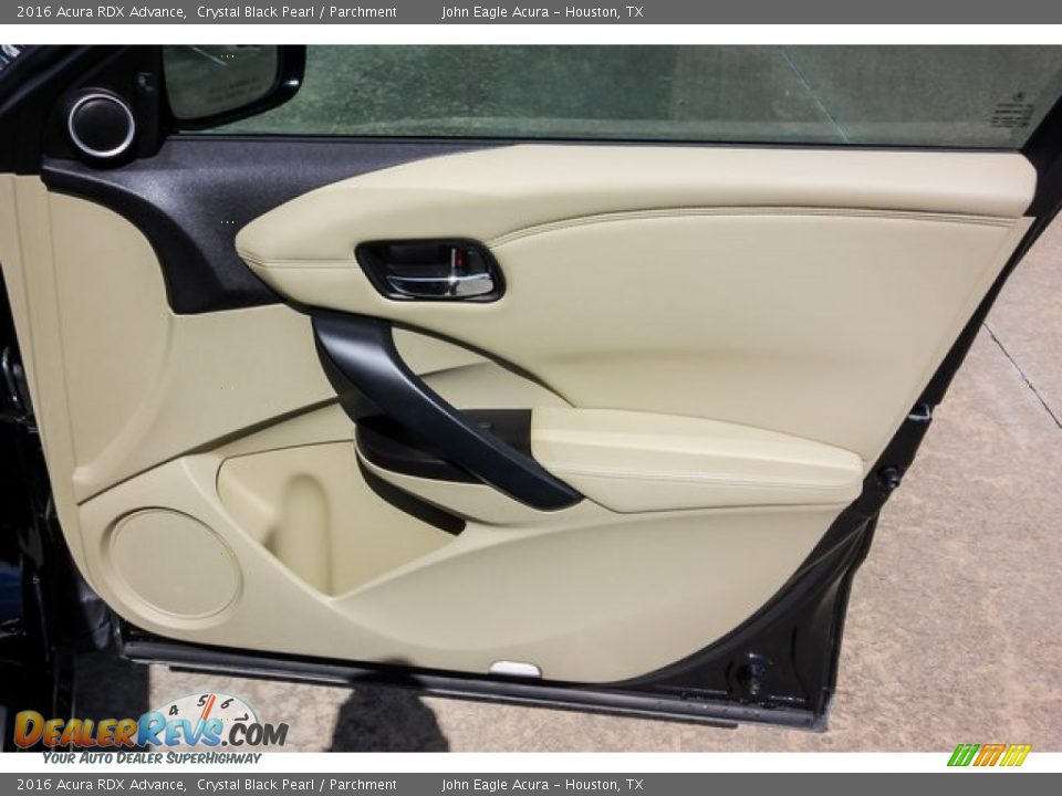 2016 Acura RDX Advance Crystal Black Pearl / Parchment Photo #24