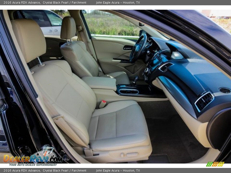 2016 Acura RDX Advance Crystal Black Pearl / Parchment Photo #25