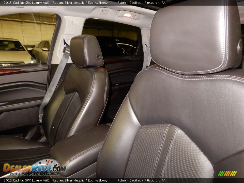 2015 Cadillac SRX Luxury AWD Radiant Silver Metallic / Ebony/Ebony Photo #17