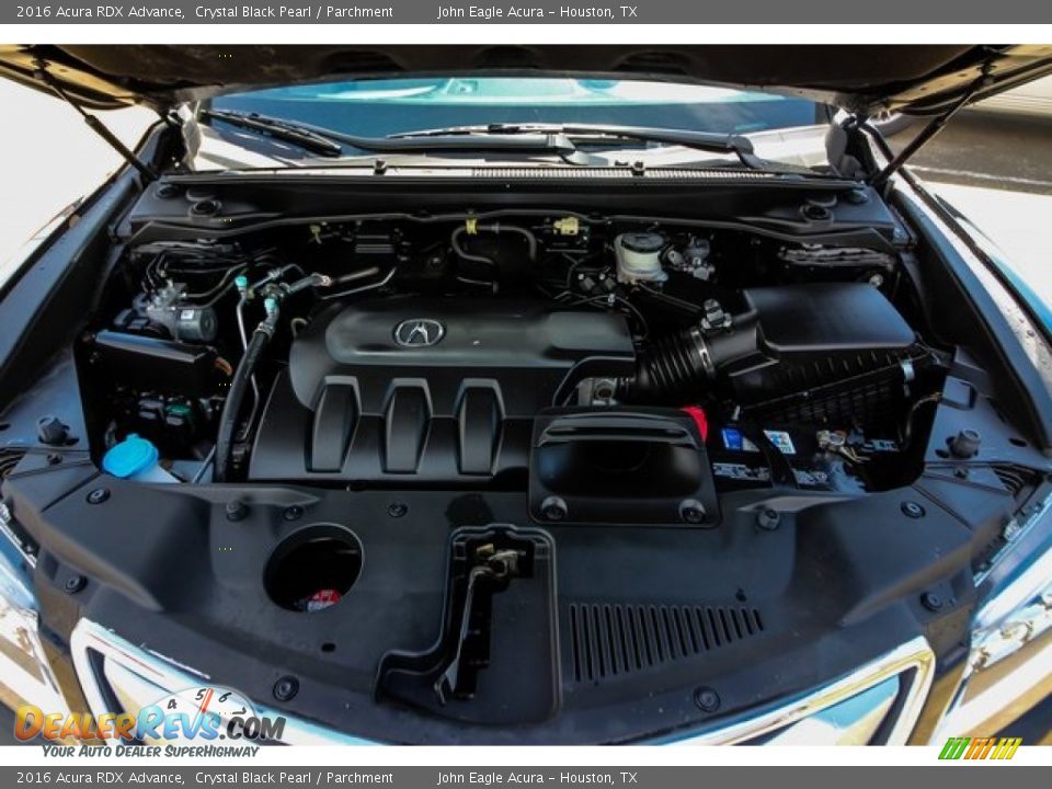 2016 Acura RDX Advance Crystal Black Pearl / Parchment Photo #26