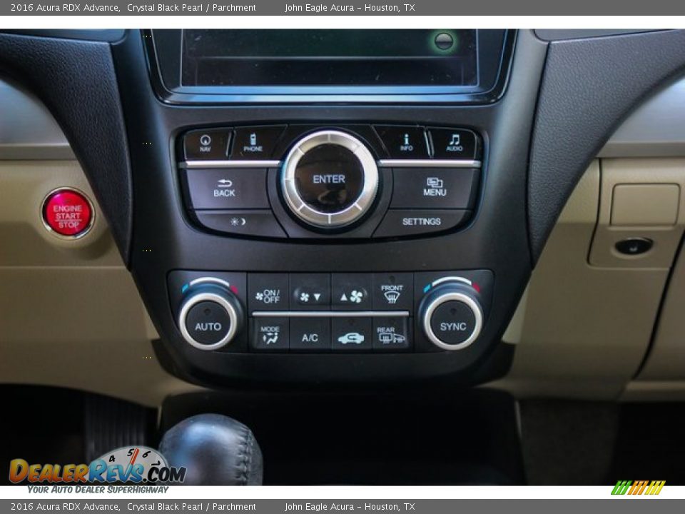 2016 Acura RDX Advance Crystal Black Pearl / Parchment Photo #31