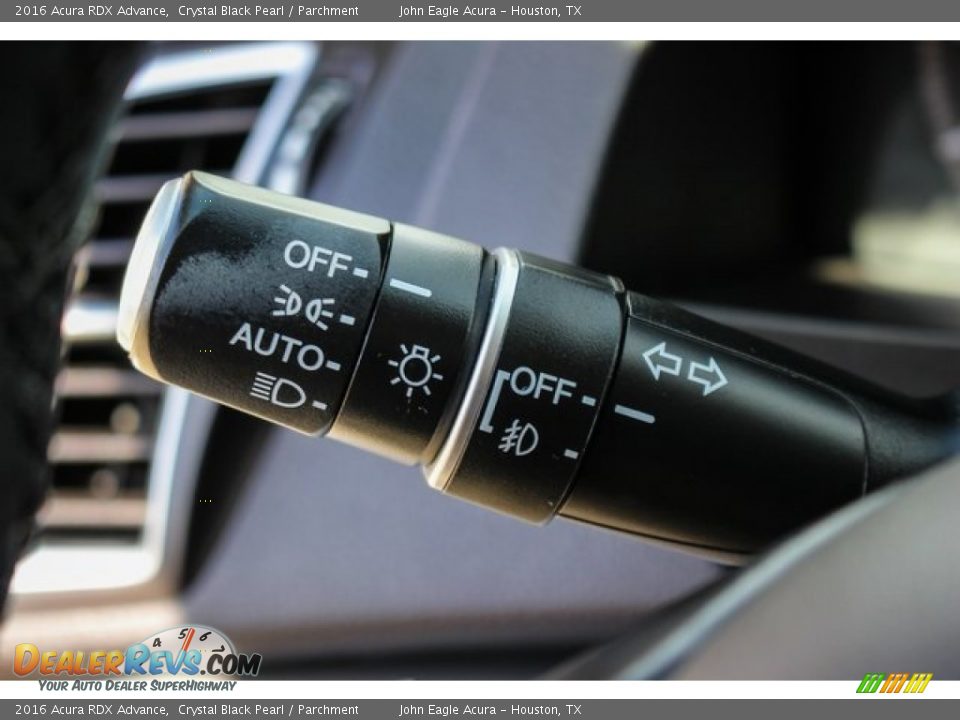 2016 Acura RDX Advance Crystal Black Pearl / Parchment Photo #33