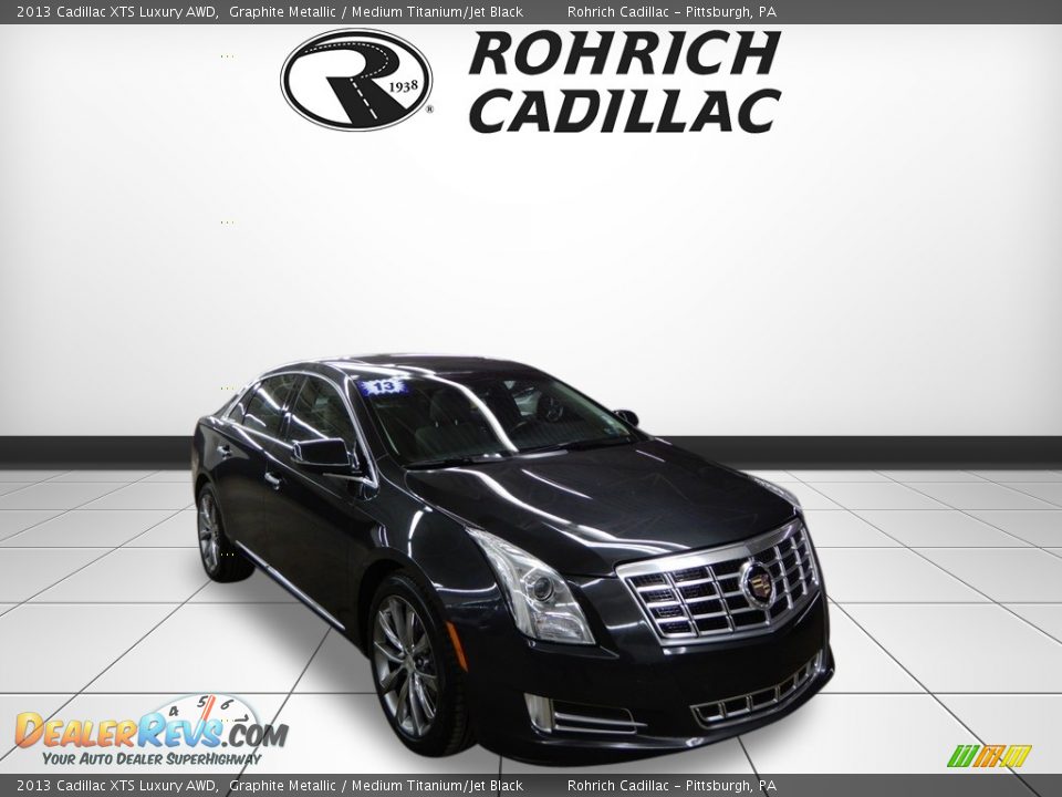 2013 Cadillac XTS Luxury AWD Graphite Metallic / Medium Titanium/Jet Black Photo #7