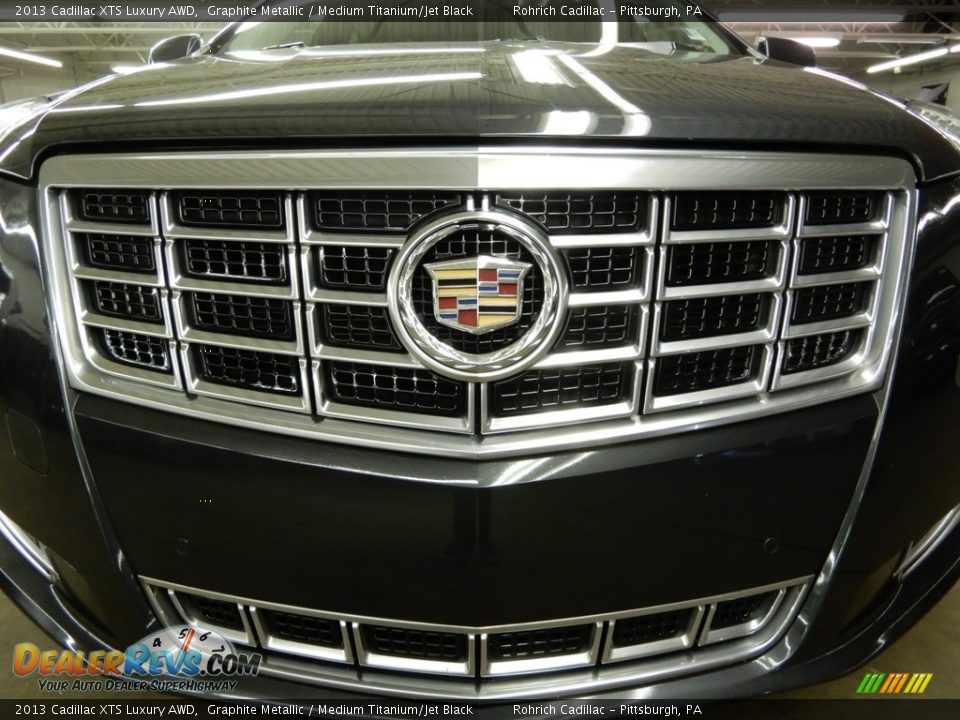 2013 Cadillac XTS Luxury AWD Graphite Metallic / Medium Titanium/Jet Black Photo #9