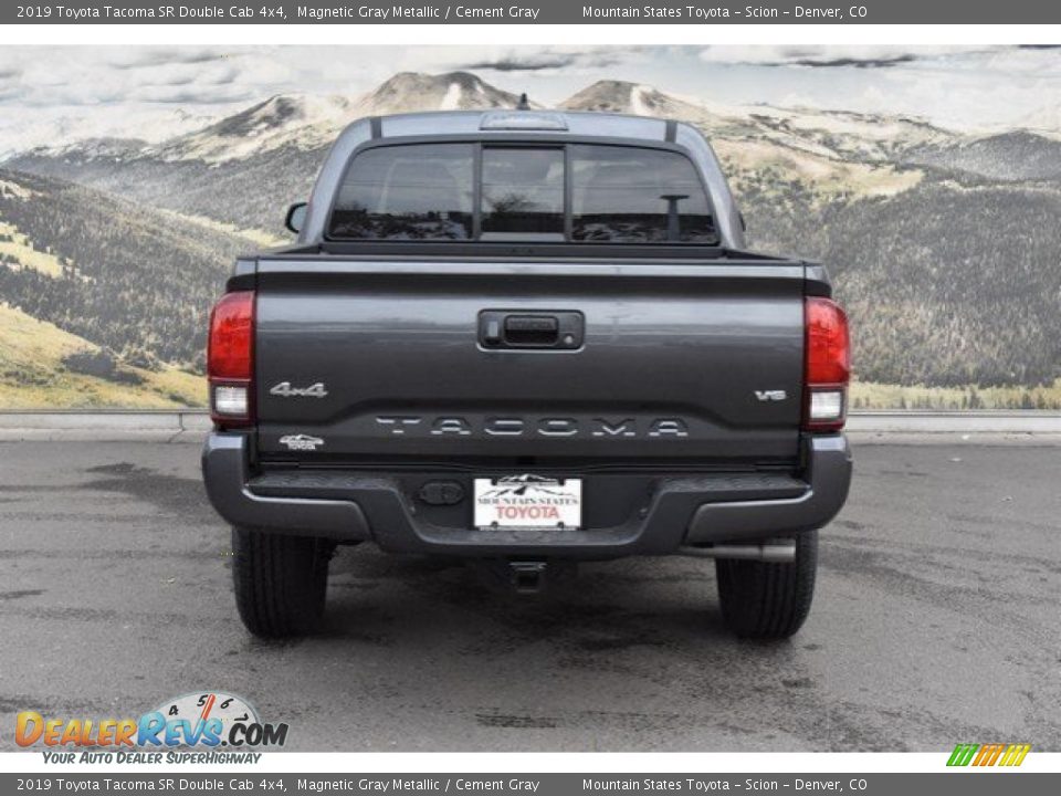 2019 Toyota Tacoma SR Double Cab 4x4 Magnetic Gray Metallic / Cement Gray Photo #4