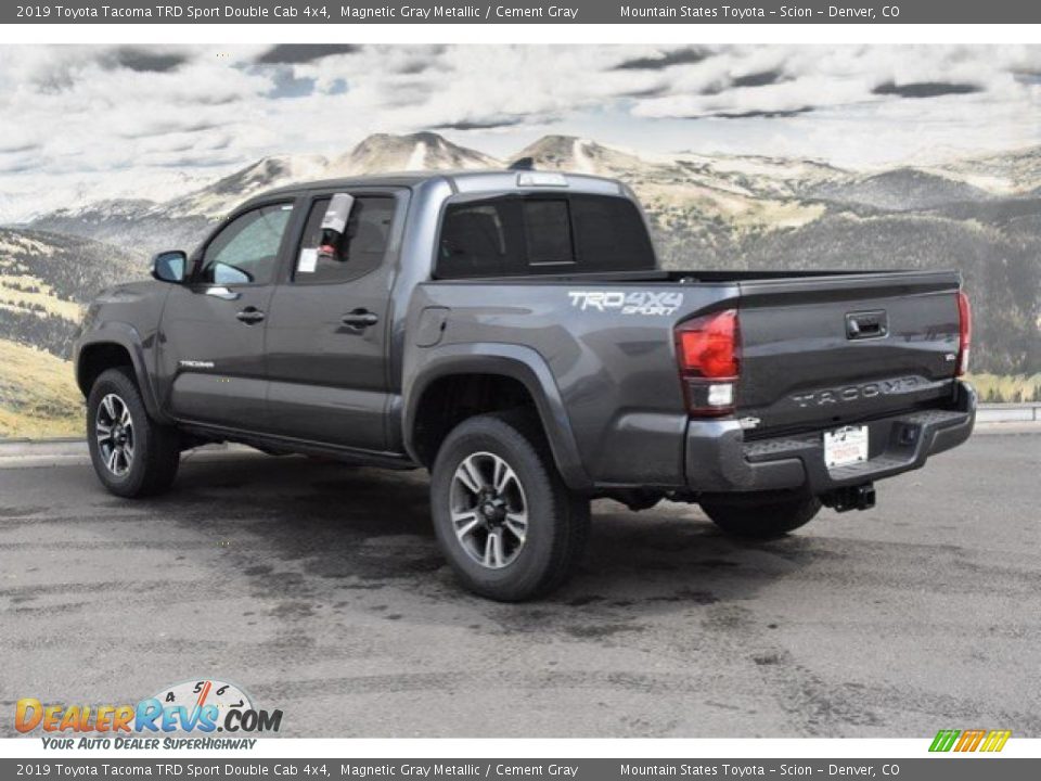 2019 Toyota Tacoma TRD Sport Double Cab 4x4 Magnetic Gray Metallic / Cement Gray Photo #3