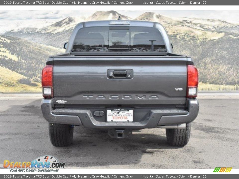2019 Toyota Tacoma TRD Sport Double Cab 4x4 Magnetic Gray Metallic / Cement Gray Photo #4