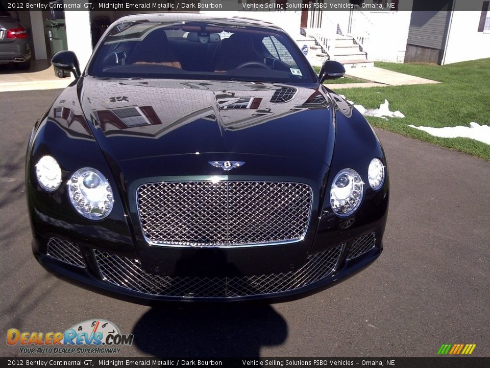 2012 Bentley Continental GT Midnight Emerald Metallic / Dark Bourbon Photo #4