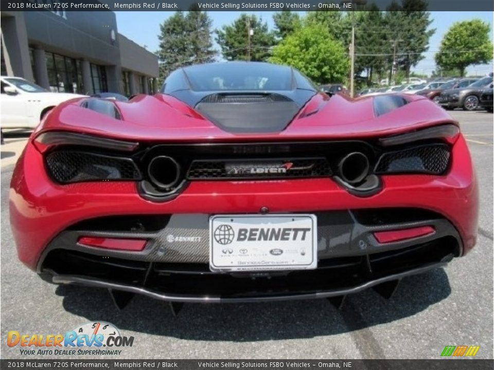 2018 McLaren 720S Performance Memphis Red / Black Photo #6