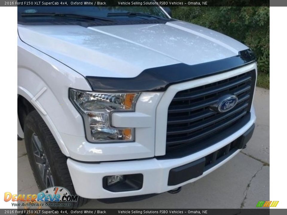 2016 Ford F150 XLT SuperCab 4x4 Oxford White / Black Photo #3