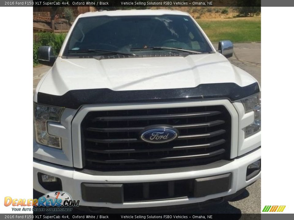 2016 Ford F150 XLT SuperCab 4x4 Oxford White / Black Photo #4