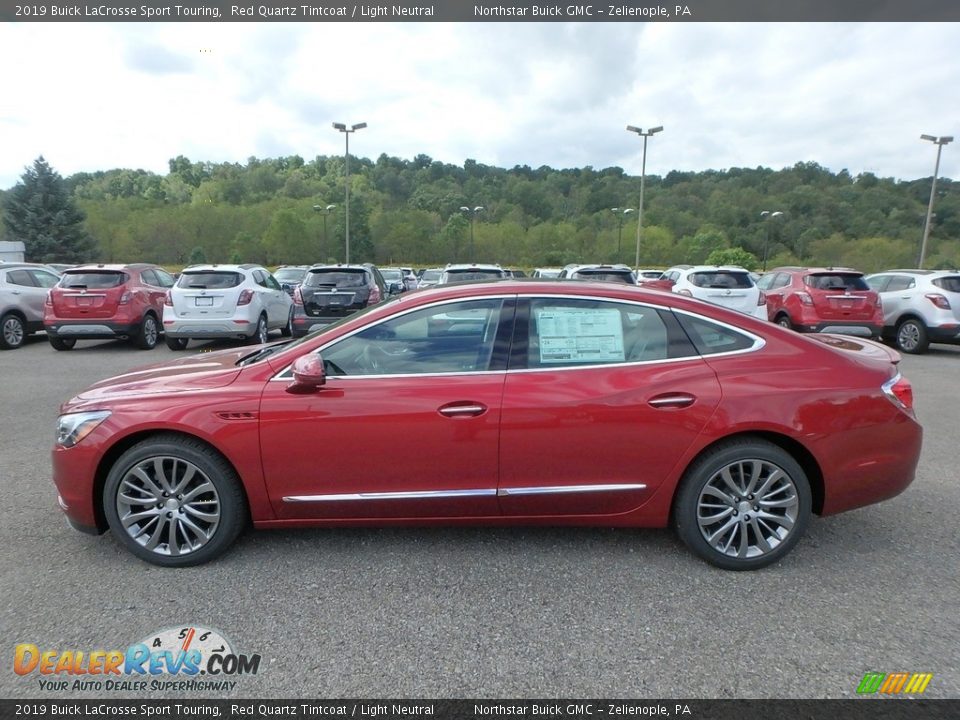 2019 Buick LaCrosse Sport Touring Red Quartz Tintcoat / Light Neutral Photo #8