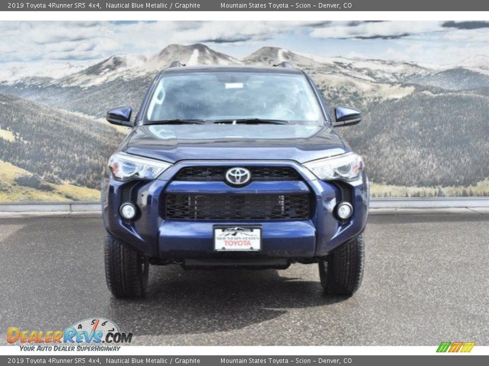 2019 Toyota 4Runner SR5 4x4 Nautical Blue Metallic / Graphite Photo #2