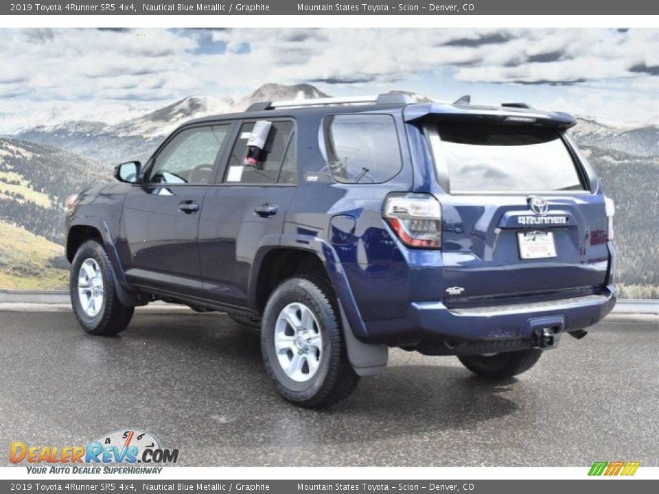 2019 Toyota 4Runner SR5 4x4 Nautical Blue Metallic / Graphite Photo #3