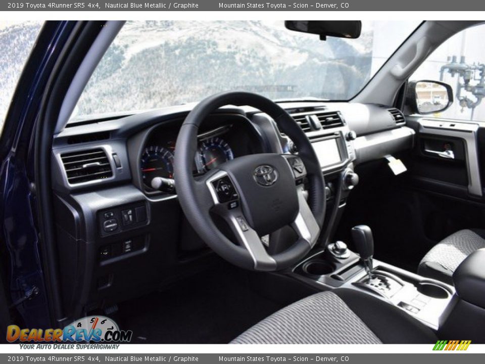 2019 Toyota 4Runner SR5 4x4 Nautical Blue Metallic / Graphite Photo #5