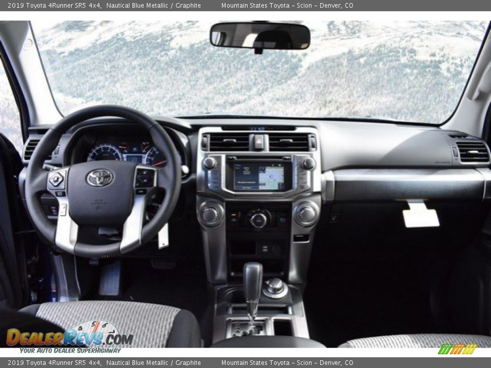 2019 Toyota 4Runner SR5 4x4 Nautical Blue Metallic / Graphite Photo #7