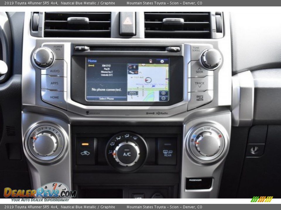 2019 Toyota 4Runner SR5 4x4 Nautical Blue Metallic / Graphite Photo #8