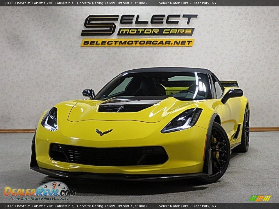 2016 Chevrolet Corvette Z06 Convertible Corvette Racing Yellow Tintcoat / Jet Black Photo #1