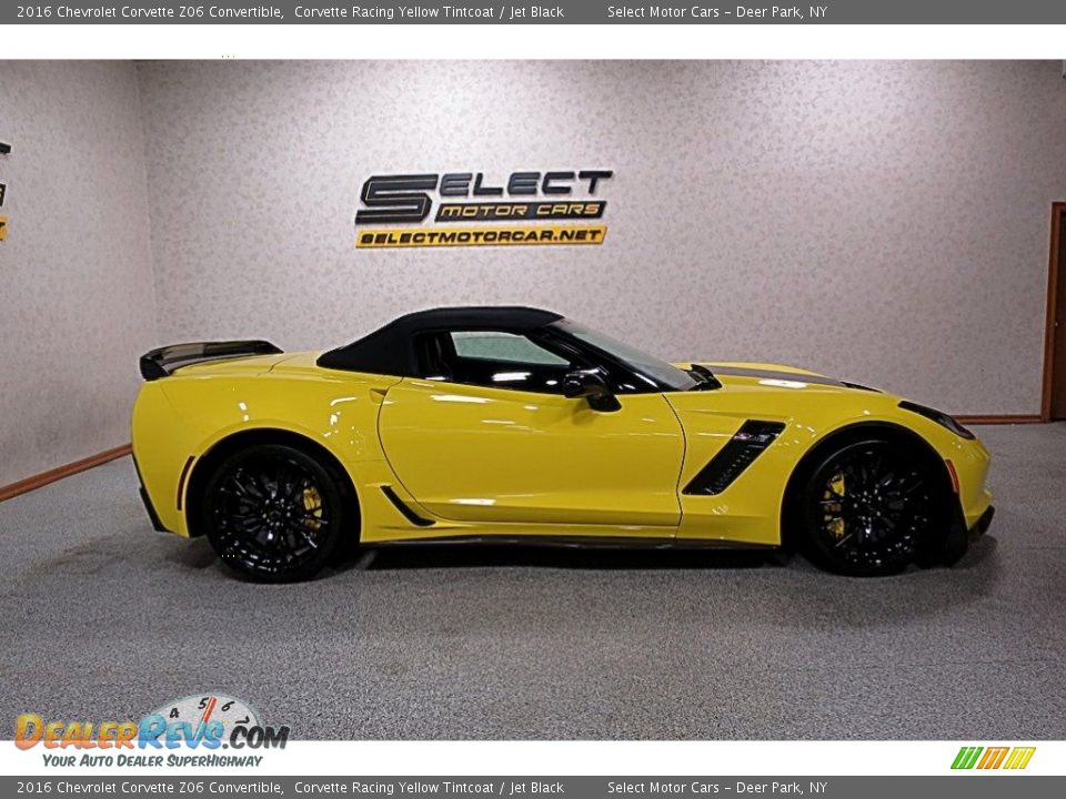 2016 Chevrolet Corvette Z06 Convertible Corvette Racing Yellow Tintcoat / Jet Black Photo #4