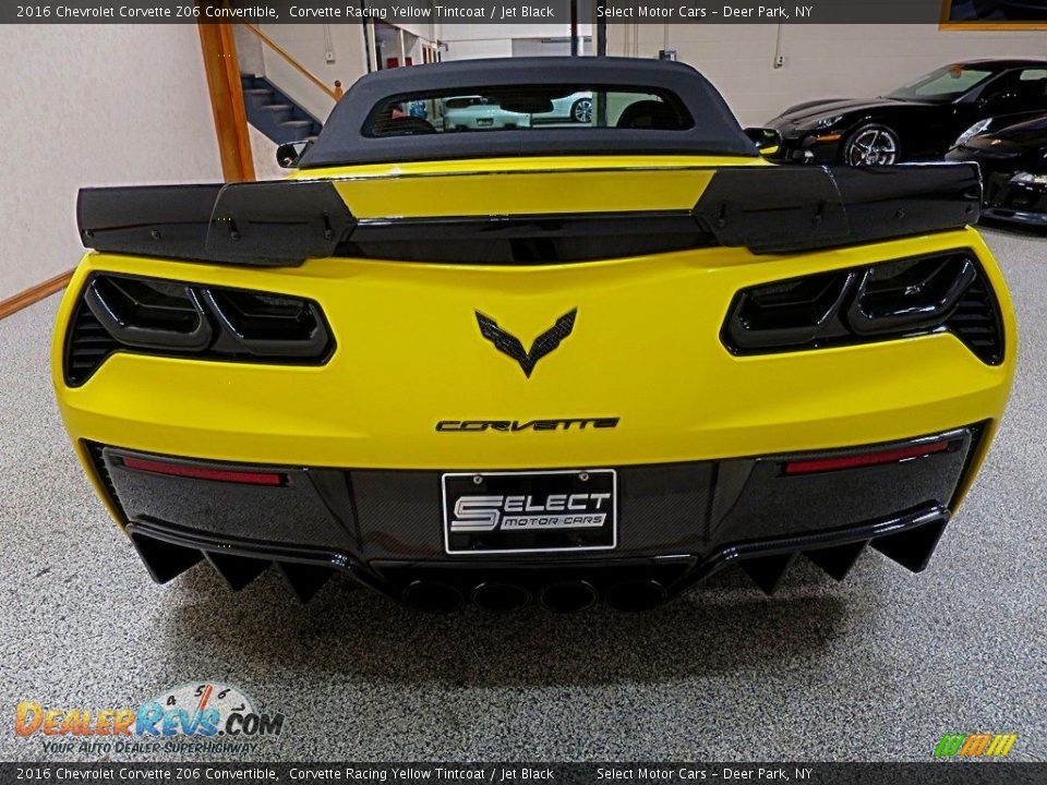 2016 Chevrolet Corvette Z06 Convertible Corvette Racing Yellow Tintcoat / Jet Black Photo #5