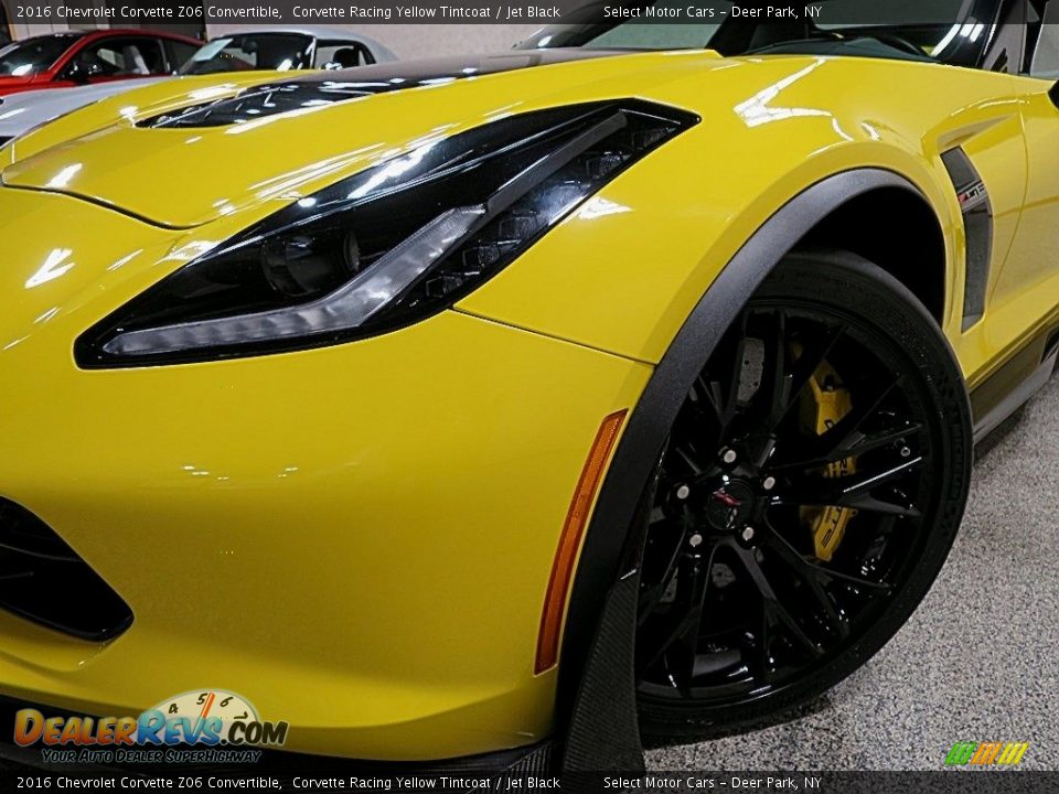 2016 Chevrolet Corvette Z06 Convertible Corvette Racing Yellow Tintcoat / Jet Black Photo #13