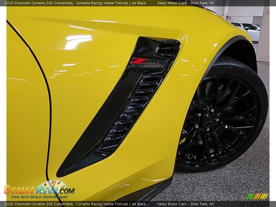 2016 Chevrolet Corvette Z06 Convertible Corvette Racing Yellow Tintcoat / Jet Black Photo #14