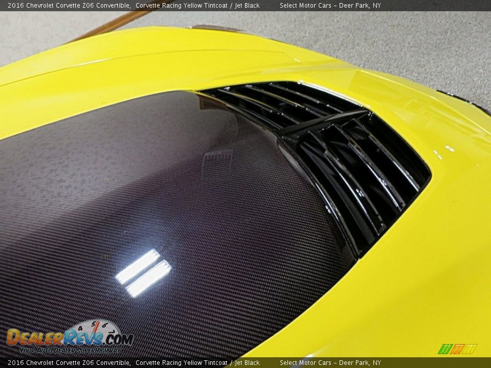 2016 Chevrolet Corvette Z06 Convertible Corvette Racing Yellow Tintcoat / Jet Black Photo #16