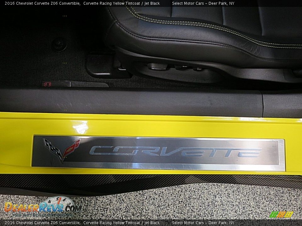 2016 Chevrolet Corvette Z06 Convertible Corvette Racing Yellow Tintcoat / Jet Black Photo #17