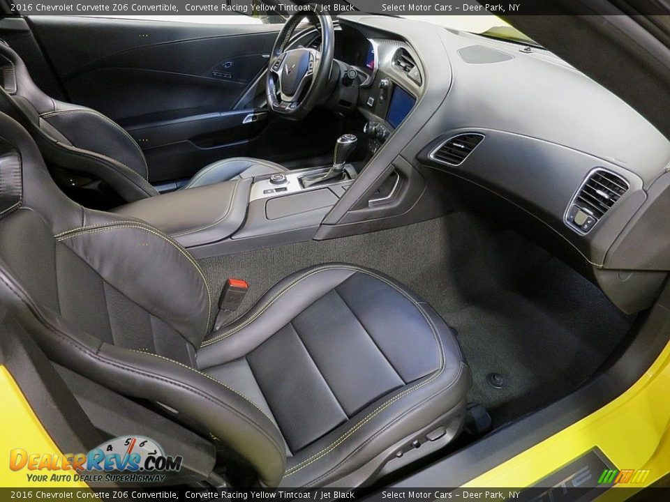 2016 Chevrolet Corvette Z06 Convertible Corvette Racing Yellow Tintcoat / Jet Black Photo #19