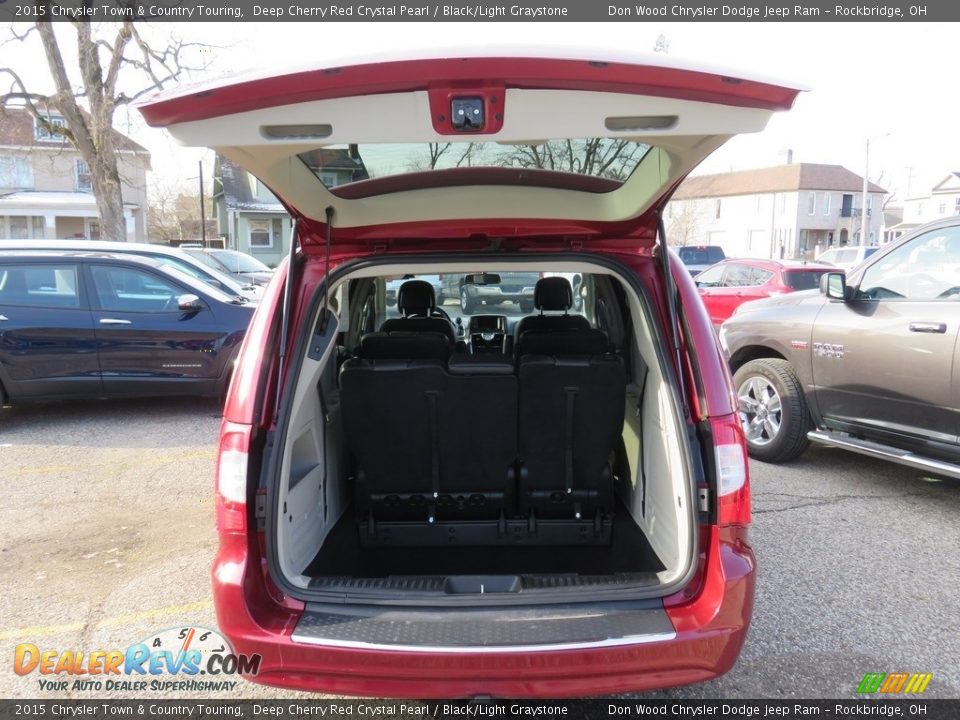 2015 Chrysler Town & Country Touring Deep Cherry Red Crystal Pearl / Black/Light Graystone Photo #13