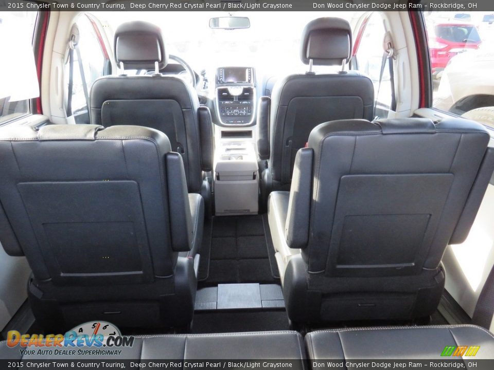2015 Chrysler Town & Country Touring Deep Cherry Red Crystal Pearl / Black/Light Graystone Photo #15