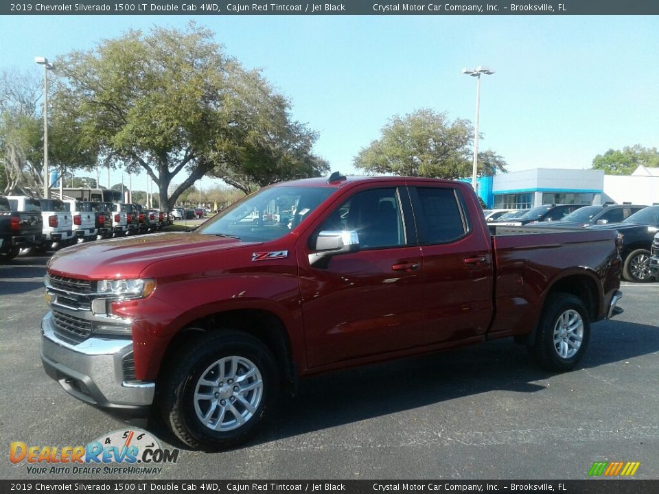 2019 Chevrolet Silverado 1500 LT Double Cab 4WD Cajun Red Tintcoat / Jet Black Photo #1