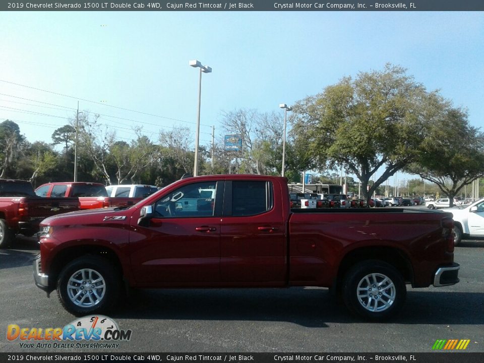 2019 Chevrolet Silverado 1500 LT Double Cab 4WD Cajun Red Tintcoat / Jet Black Photo #2