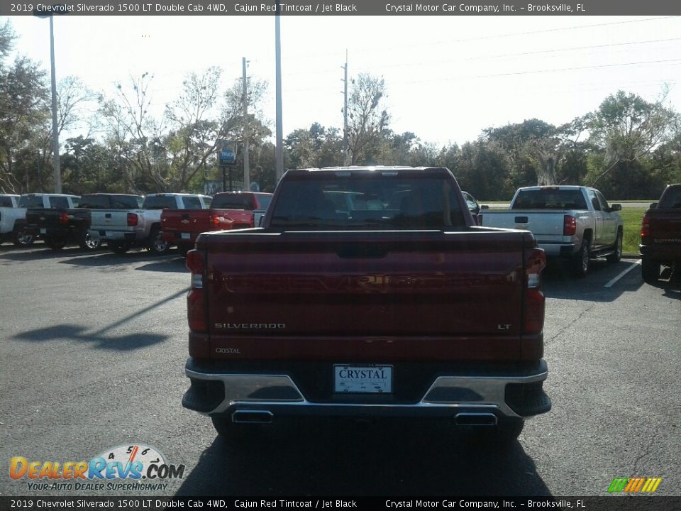 2019 Chevrolet Silverado 1500 LT Double Cab 4WD Cajun Red Tintcoat / Jet Black Photo #4