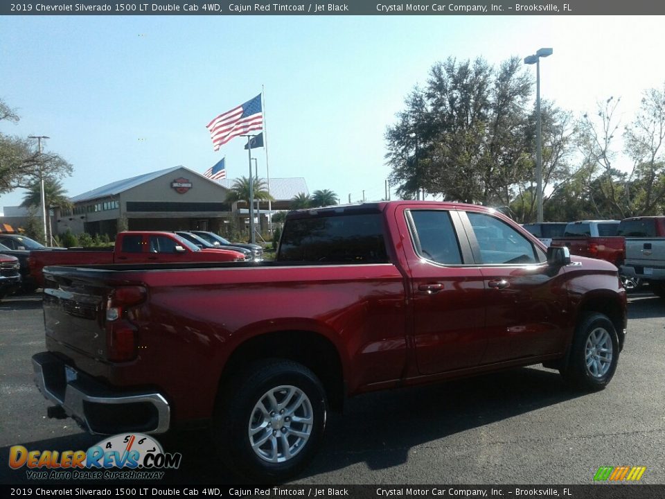 2019 Chevrolet Silverado 1500 LT Double Cab 4WD Cajun Red Tintcoat / Jet Black Photo #5
