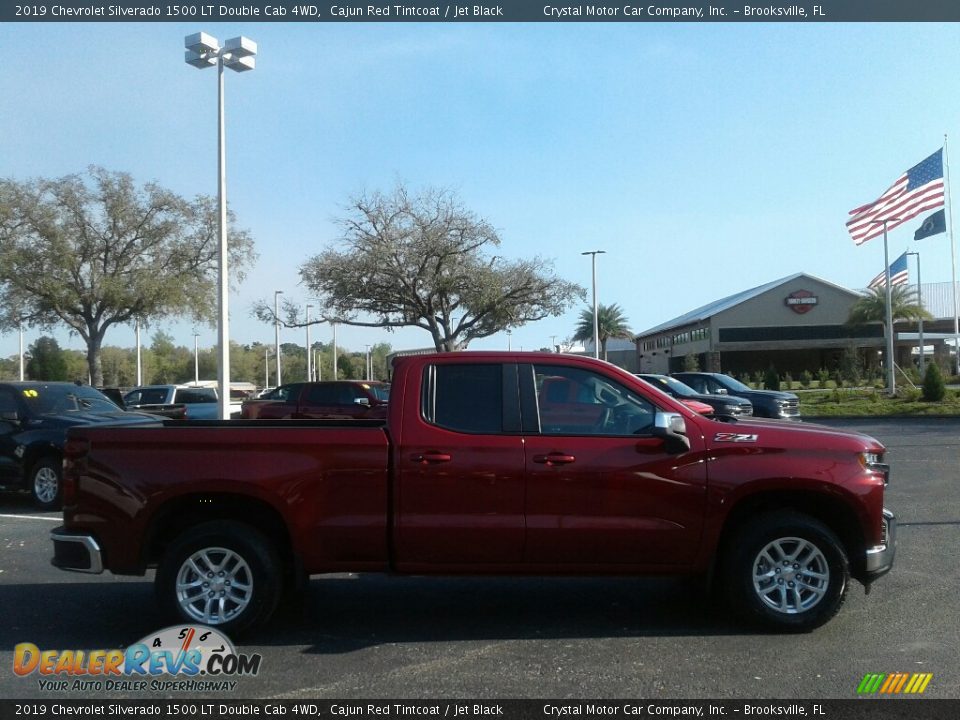 2019 Chevrolet Silverado 1500 LT Double Cab 4WD Cajun Red Tintcoat / Jet Black Photo #6