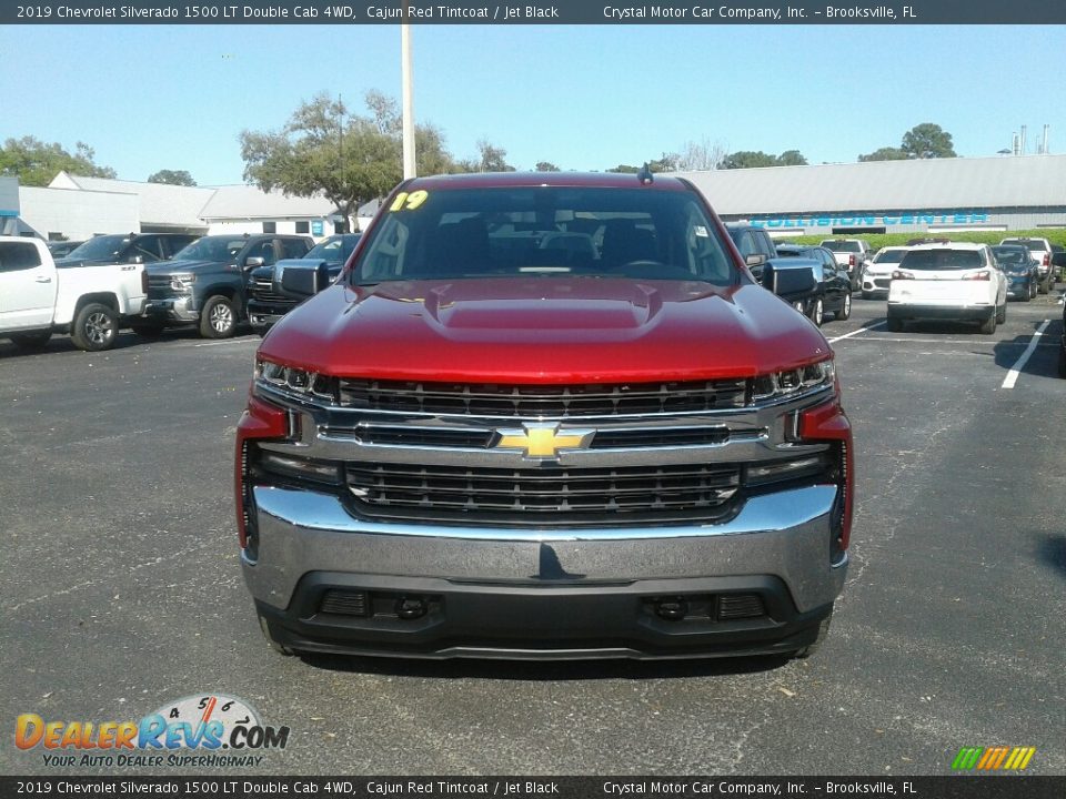 2019 Chevrolet Silverado 1500 LT Double Cab 4WD Cajun Red Tintcoat / Jet Black Photo #8
