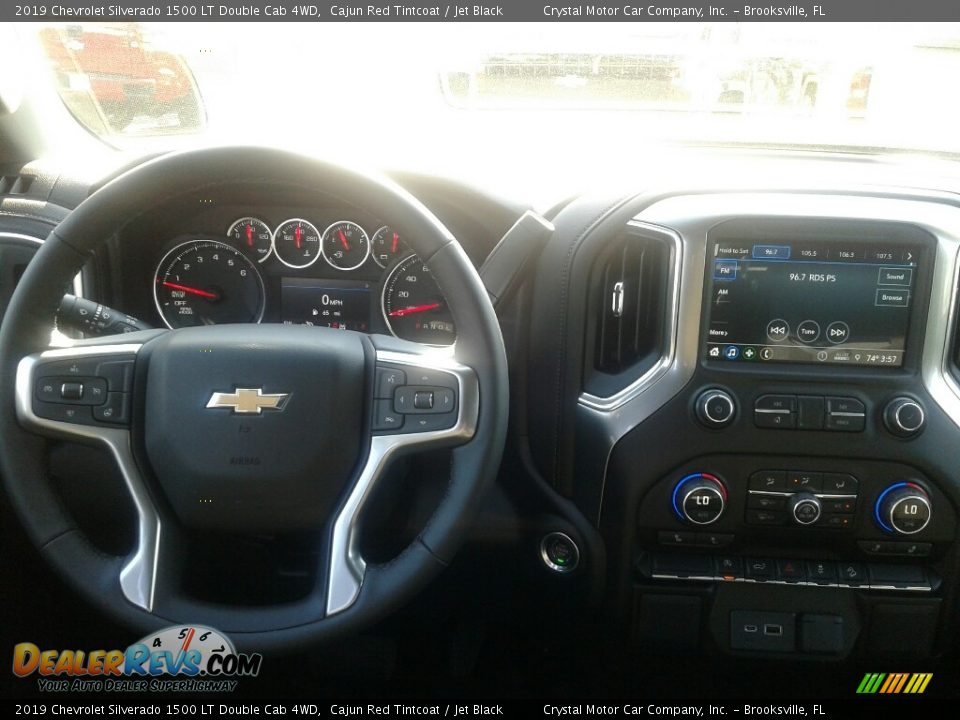 2019 Chevrolet Silverado 1500 LT Double Cab 4WD Cajun Red Tintcoat / Jet Black Photo #13
