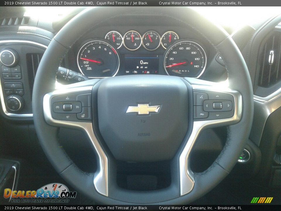 2019 Chevrolet Silverado 1500 LT Double Cab 4WD Cajun Red Tintcoat / Jet Black Photo #14