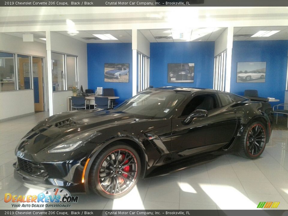2019 Chevrolet Corvette Z06 Coupe Black / Black Photo #1