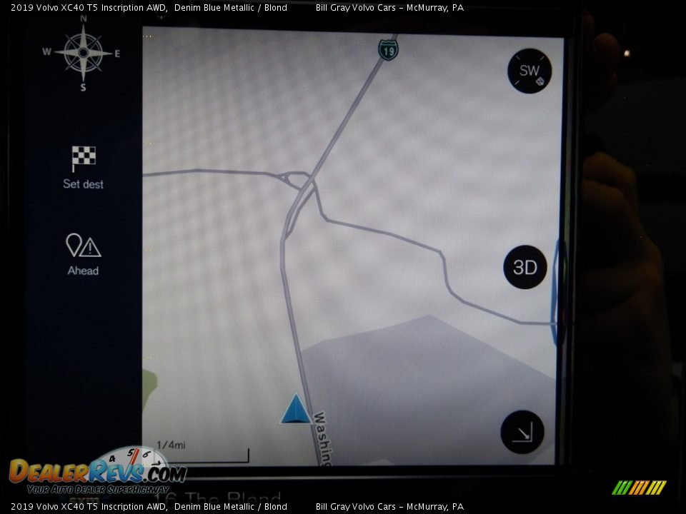 2019 Volvo XC40 T5 Inscription AWD Denim Blue Metallic / Blond Photo #12