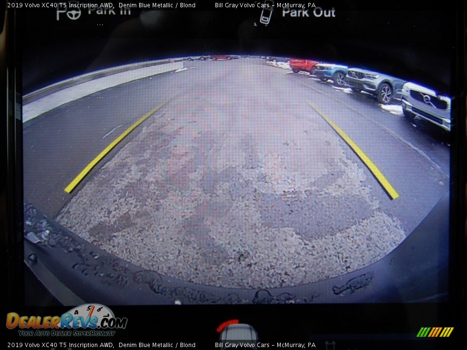 2019 Volvo XC40 T5 Inscription AWD Denim Blue Metallic / Blond Photo #14