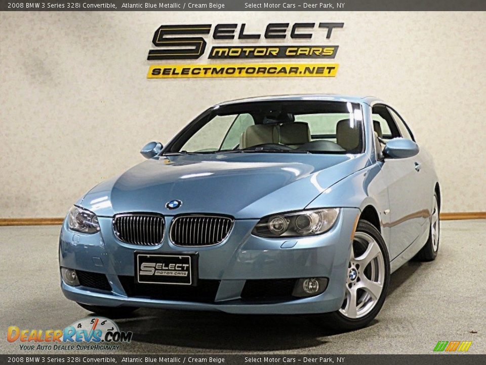 2008 BMW 3 Series 328i Convertible Atlantic Blue Metallic / Cream Beige Photo #1