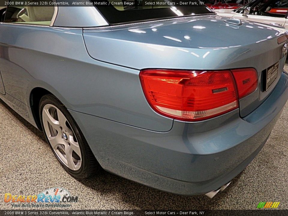 2008 BMW 3 Series 328i Convertible Atlantic Blue Metallic / Cream Beige Photo #6