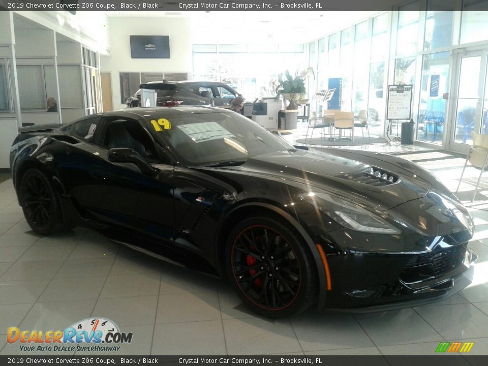 2019 Chevrolet Corvette Z06 Coupe Black / Black Photo #7