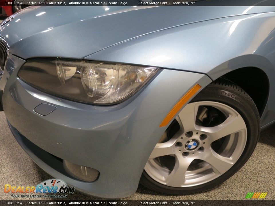 2008 BMW 3 Series 328i Convertible Atlantic Blue Metallic / Cream Beige Photo #9