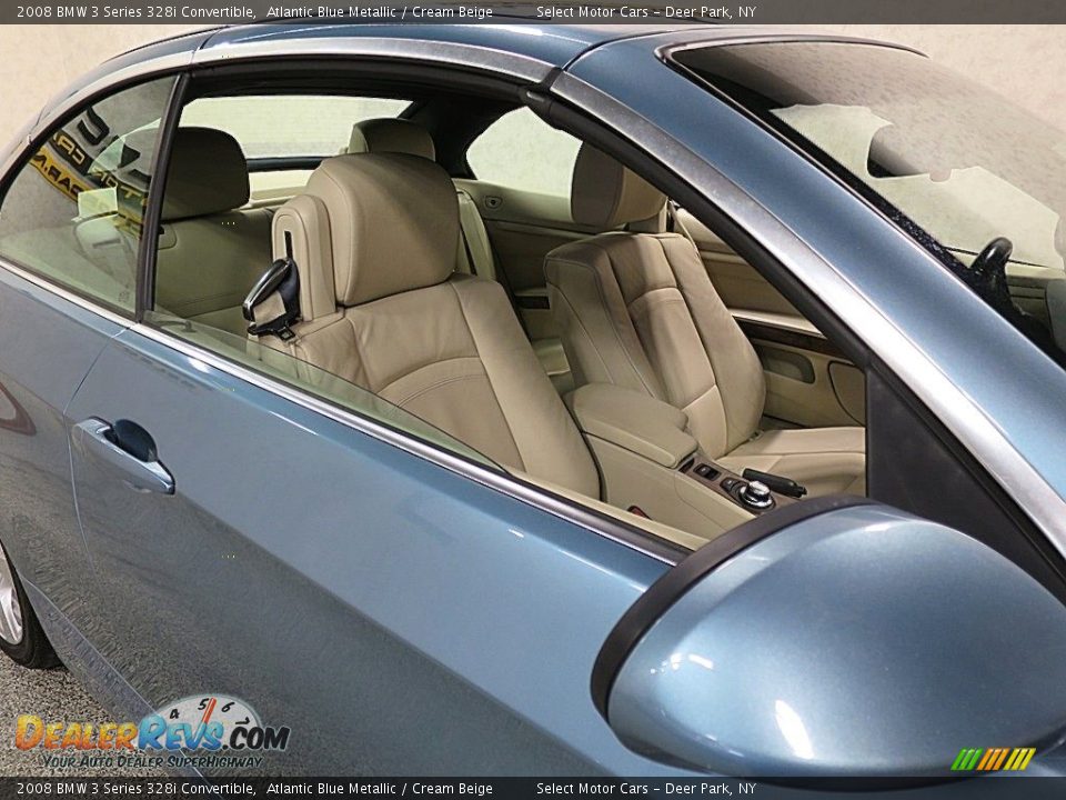 2008 BMW 3 Series 328i Convertible Atlantic Blue Metallic / Cream Beige Photo #17