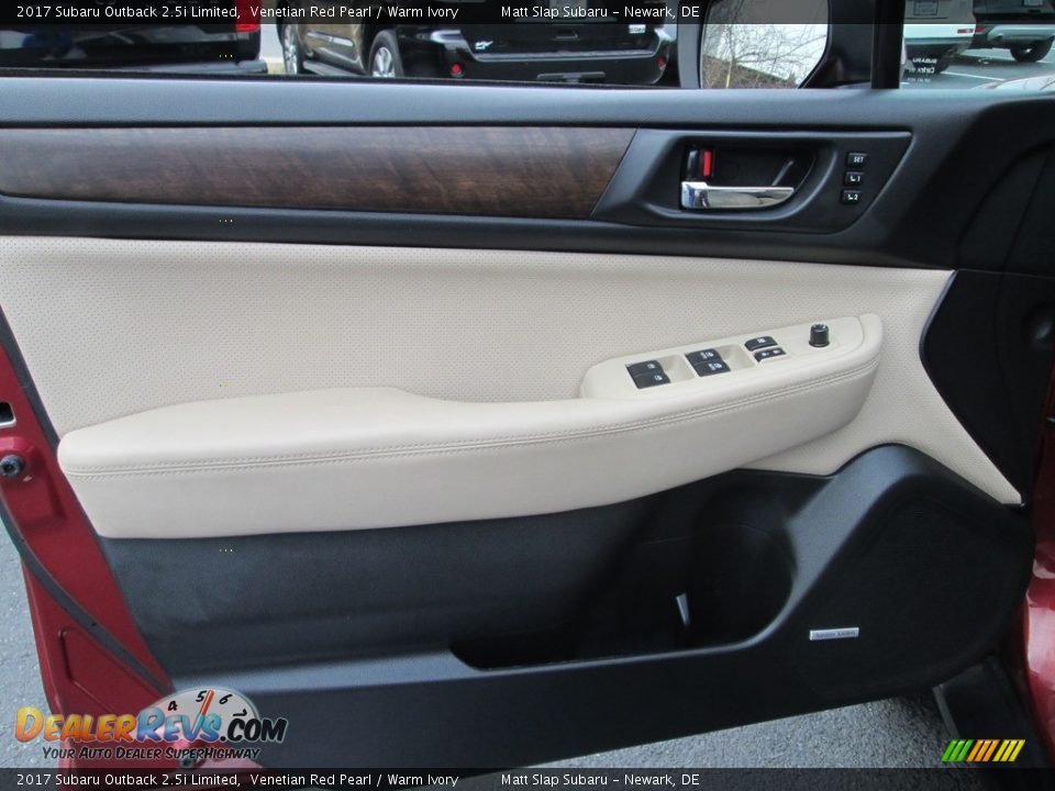 2017 Subaru Outback 2.5i Limited Venetian Red Pearl / Warm Ivory Photo #14
