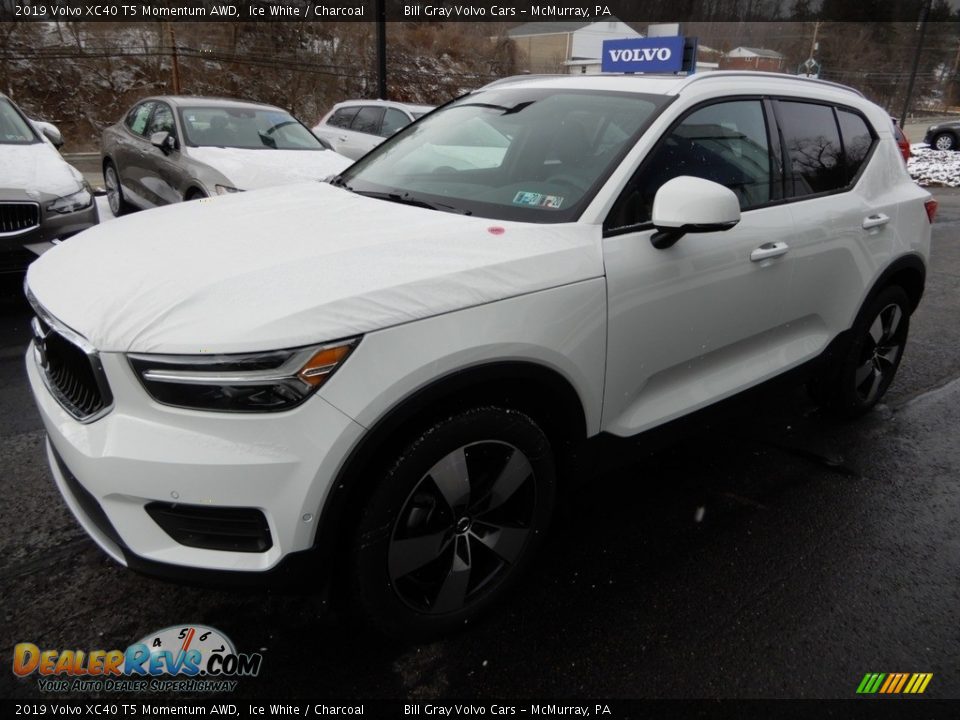2019 Volvo XC40 T5 Momentum AWD Ice White / Charcoal Photo #5
